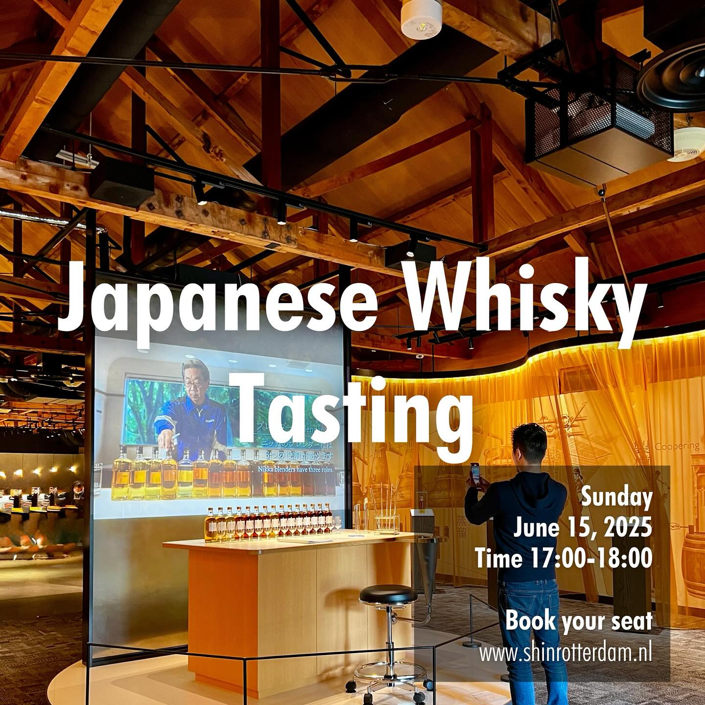 A special Japanese whisky tasting experience in honour of Father’s Day (Sunday, 15 June).

Hosted by our founder and Japanese whisky enthusiast (and also father👱‍♂️👦), we’ll explore the fascinating world of Japanese whisky — from lesser-known local gems to iconic names like Nikka and Hibiki. Expect stories, flavour journeys, and good company.

✨ To make the evening truly unique, we’ll also open a exclusive bottle from our private collection, never poured before at SHIN.

📅 Date: Sunday 15 June
🕕 Time: 17:00-18:00
💶 Price: €49 per person
📍 Location: SHIN (at our whisky bar)
🙇‍♂️ We only have 8 seats at the whisky bar

Whether you’re a long-time whisky lover or curious to discover more, this is an experience not to miss.
Kanpai 🥃 🥃