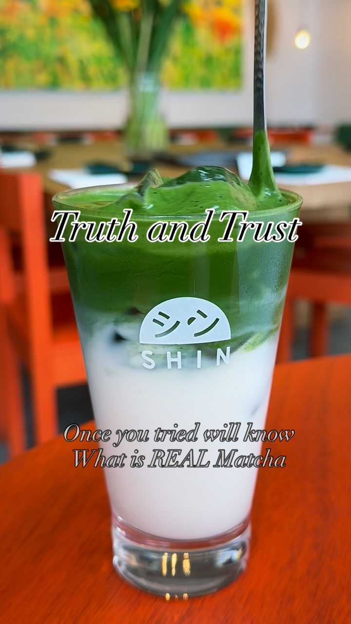 Matcha Latte

SHIN’s matcha is from my dearest hometown #shizuoka, from an organic tea farm with over 100 years of history making Japanese green tea.

We respect their traditions to present Japanese elegance of beauty through this matcha drink.

We would love to share TRUE Japanese Matcha at SHIN, this is the way we would love to build TRUST with our guests.

#matcha 
#matchalatte 
#organicmatcha 
#truestory