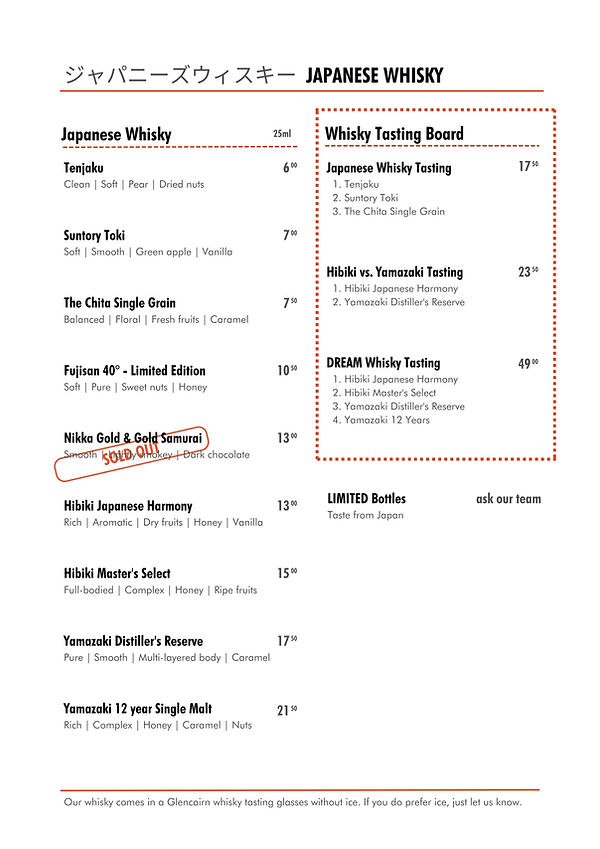 SHIN Japanese Whisky bar